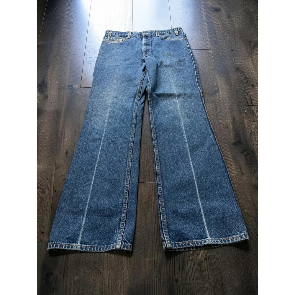 Levi's 517 Jeans Mens 36x34 Blue Boot USA Y2K Western Cowboy Vintage